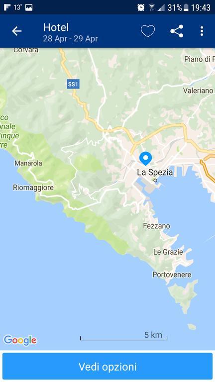 Cinqueterre Behind Hotel La Spezia Buitenkant foto